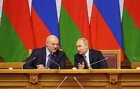 卢卡申科宣布与普京就一体化主题达成了主要协议