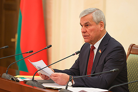 Speaker: Belarusian Parliament will adjust legislative plan following people's congress