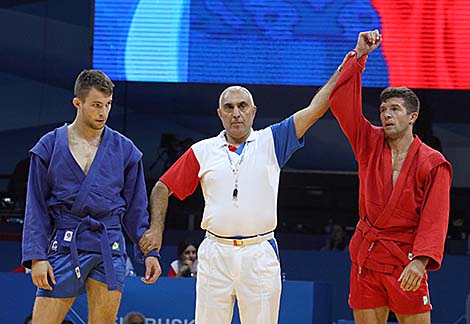 Беларускія самбісты заваявалі чатыры бронзавыя ўзнагароды на турніры II Еўрапейскіх гульняў