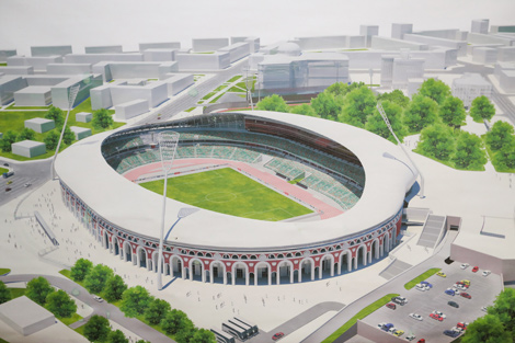 Как проходит реконструкция одного из главных спортивных объектов Минска