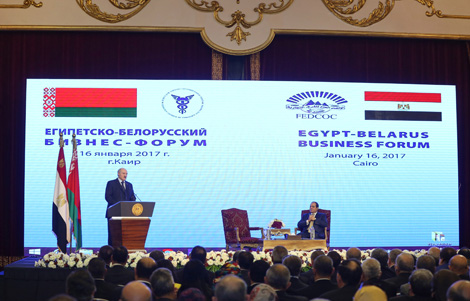 Lukashenko: New avenues for cooperation between Belarus and Egypt