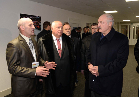 Lukashenko opens Ice Arena in Shklov
