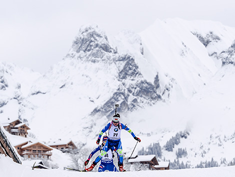 Irina Krivko 2nd at 12.5K mass start in France