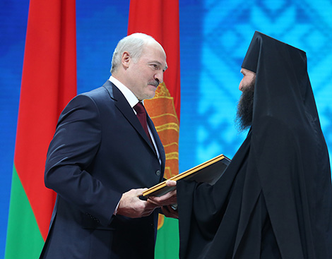 The awards For Spiritual Revival were conferred on Abbot of St. Elisabeth Lavrishevo Monastery of the Novogrudok diocese Father Evsevy (Konstantin Tyukhlov)