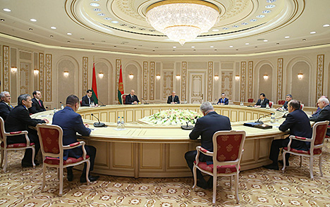 Lukashenko met with the heads of delegations partaking in the 40th session of the CIS Council of Heads of Security Agencies and Special Services