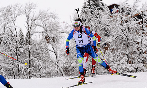 Irina Krivko 2nd at 12.5K mass start in France