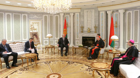 Alexander Lukashenko met with Vatican Cardinal Secretary of State Pietro Parolin 