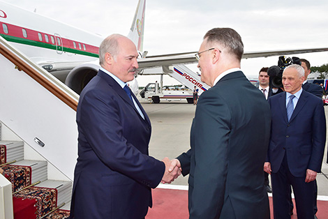 Lukashenko arrives in Moscow for Supreme State Council meeting, Forum of Regions