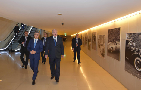 Belarus President Alexander Lukashenko visited the Heydar Aliyev Center