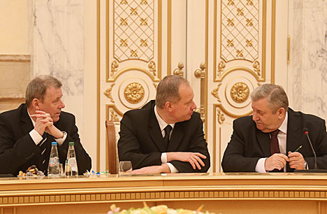 Ceremony to present diplomas to academicians and members of the National Academy of Sciences of Belarus 