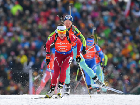 Domracheva wins Pursuit silver