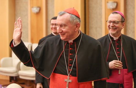 Vatican Secretary of State Cardinal Pietro Parolin