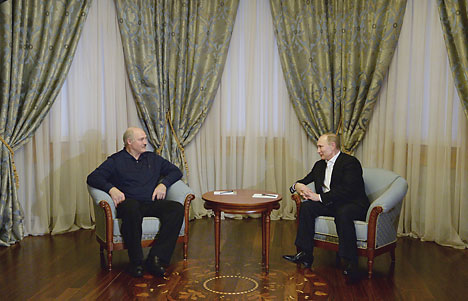 Lukashenko, Putin agree to strengthen all-round cooperation