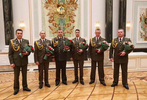 Soldiers and the representatives of the Interior Ministry were honored with the Orders for the Service to the Homeland 3rd Class