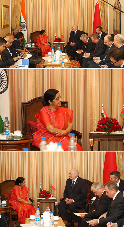 Meeting with with Indian Minister of Foreign Affairs Sushma Swaraj