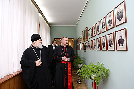 Metropolitan Pavel meets with Vatican Cardinal Pietro Parolin