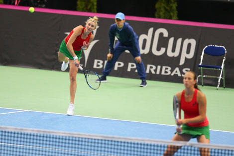 Belarus beat Switzerland 3-2 in Fed Cup semifinal tie