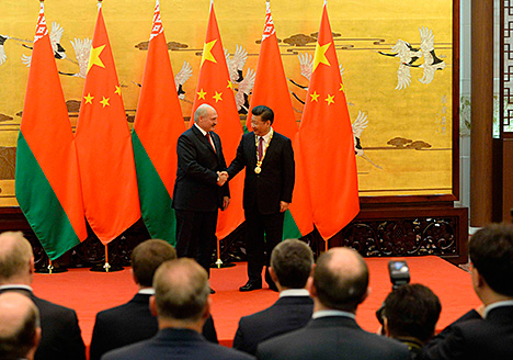Lukashenko awards Order for Strengthening Peace and Friendship to Xi Jinping