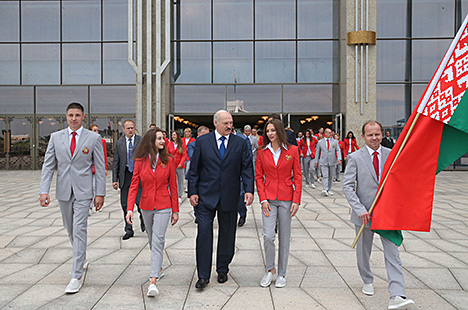 Belarus President sees Olympics as big politics, great honor for the country