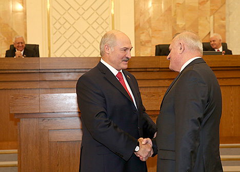 The Honored Worker of Agriculture of Belarus title was bestowed upon Local Self-Government, and Regulation Alexander Popkov