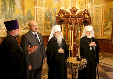 Lukashenko in favor of more active involvement of church in social processes