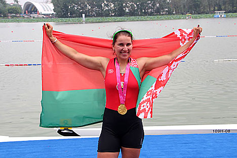 Belarusian athlete Kristina Staroselets (picture provided by the NOC of Belarus (Palina Ignatenko))