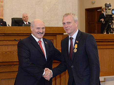 The Order of Honor was bestowed upon Director General of ZAO Stolichnoye Televideniye Yuri Koziyatko