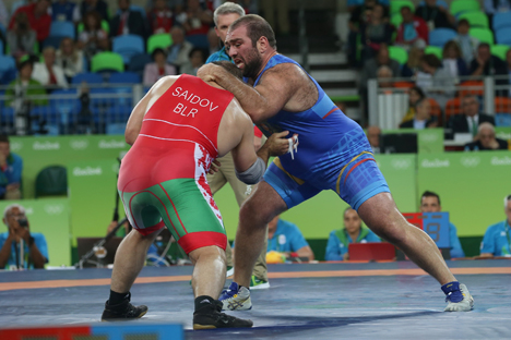 ympics 2016: Belarus’ Ibragim Saidov wins wrestling bronze