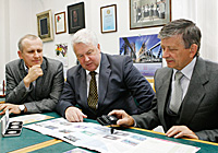 Leonid Tanin, Piotr Moiseyenko and Nikolai Makarevich