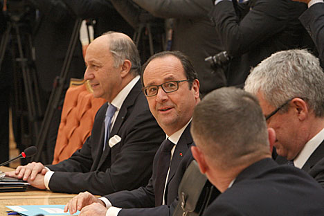 Normandy 4 at the expanded-participation talks in Minsk. Francois Hollande Normandy 4 at the expanded-participation talks in Minsk. Francois Hollande
