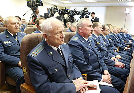 Belarus President Alexander Lukashenko met with the senior personnel of the State Customs Committee and customs bodies