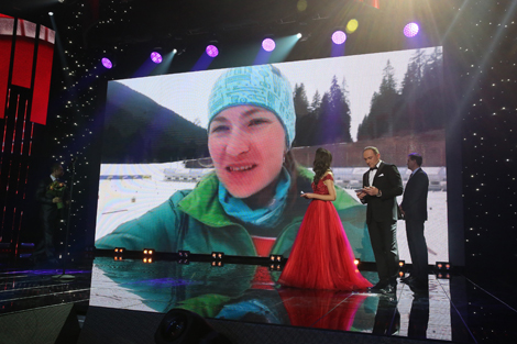Biathlete Darya Domracheva was named the best athlete 