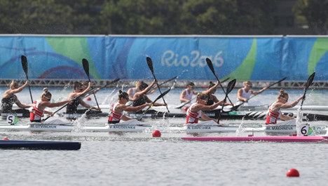 Olympics 2016: Belarus wins K4 500m bronze in Rio