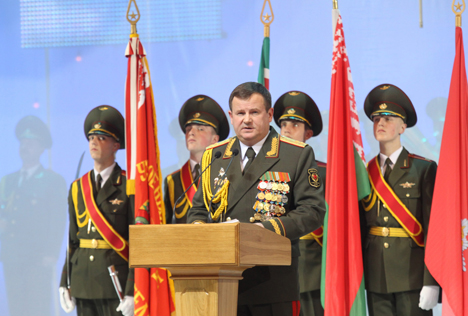 Belarusian Defense Minister Andrei Ravkov