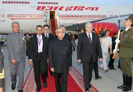 Indian President on first official visit to Belarus