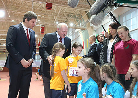 Lukashenko: There are future champions among participants of children’s athletics festival