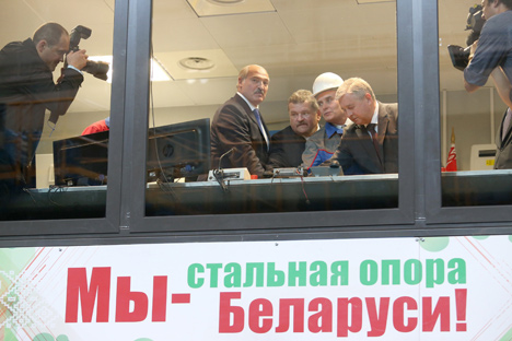 Lukashenko inaugurates new production line at BMZ