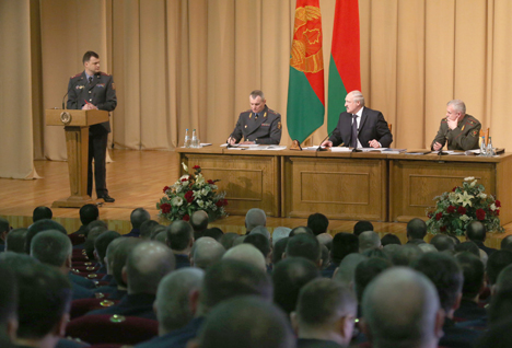Lukashenko outlines priorities for Interior Ministry
