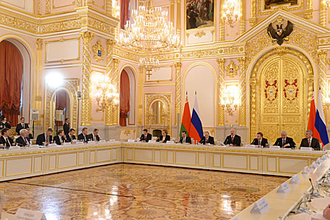 The session of the Supreme State Council of the Union State in Moscow