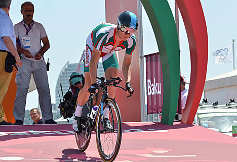 Vasily Kiriyenko wins gold medal at the First European Games in Baku