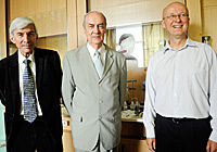 Mikhail Artemyev, Anatoly Lesnikovich and Oleg Ivashkevich