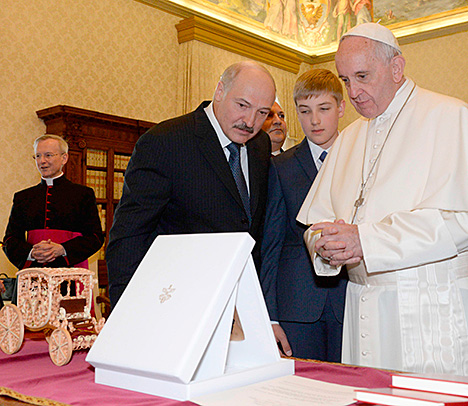 Lukashenko, Pope Francis discuss Belarus’ relations with Roman Catholic Church