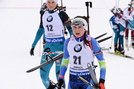 Irina Krivko 2nd at 12.5K mass start in France