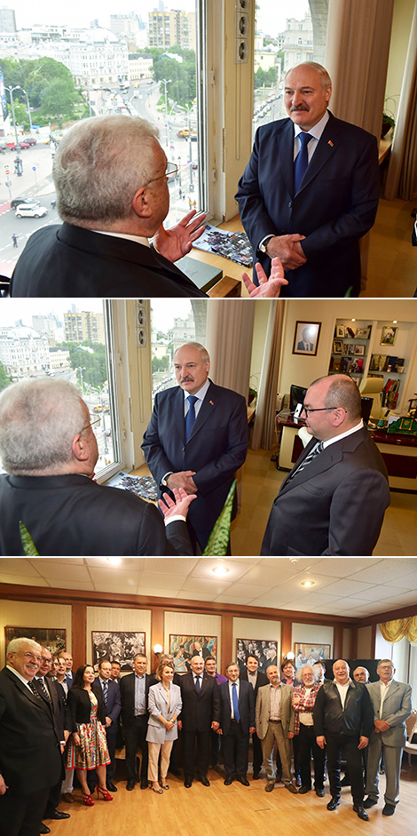 Lukashenko attends meeting of Russian media chief editors club hosted by TASS
