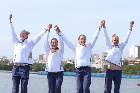 Olympics 2016: Belarus wins K4 500m bronze in Rio