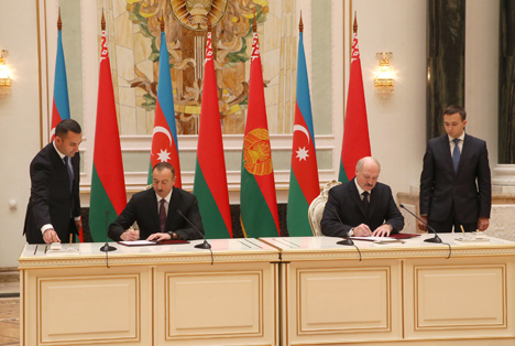 Lukashenko, Aliyev to assist development of Belarus-Azerbaijan political dialogue