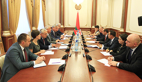 Speaker of the House of Representatives of Belarus’ National Assembly Vladimir Andreichenko met with Georgian Vice Prime Minister, Minister of Foreign Affairs Mikheil Janelidze