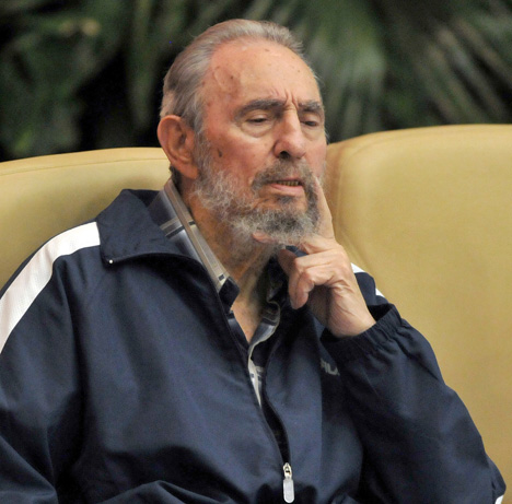 Leader of the Cuban Revolution Fidel Castro