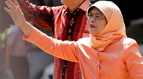 Lukashenko sends greetings to Singapore president-elect Halimah Yacob