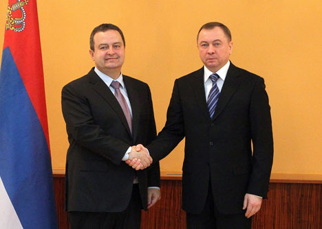 Belarusian Foreign Minister Vladimir Makei met with Minister for Foreign Affairs of Serbia Ivica Dacic